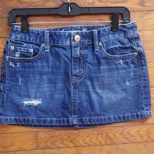 American Eagle jean skirt